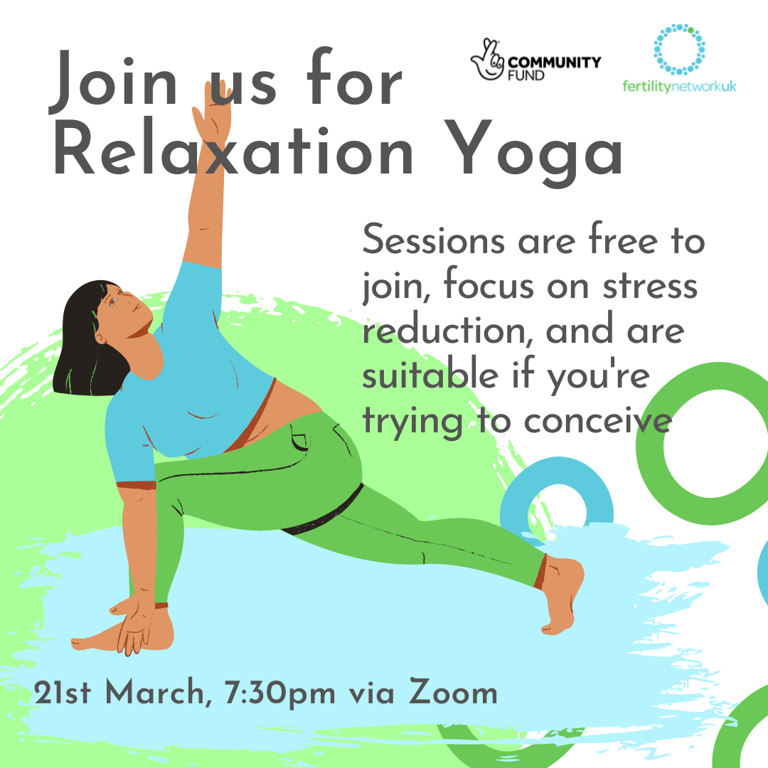 Yoga for relaxation 21st March Fertility Network