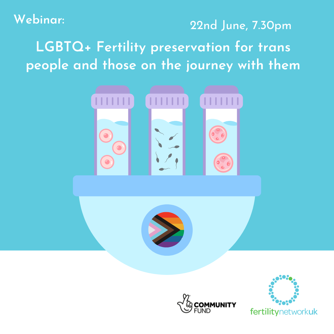 Webinar – LGBTQ+ Fertility preservation for trans people and those ...