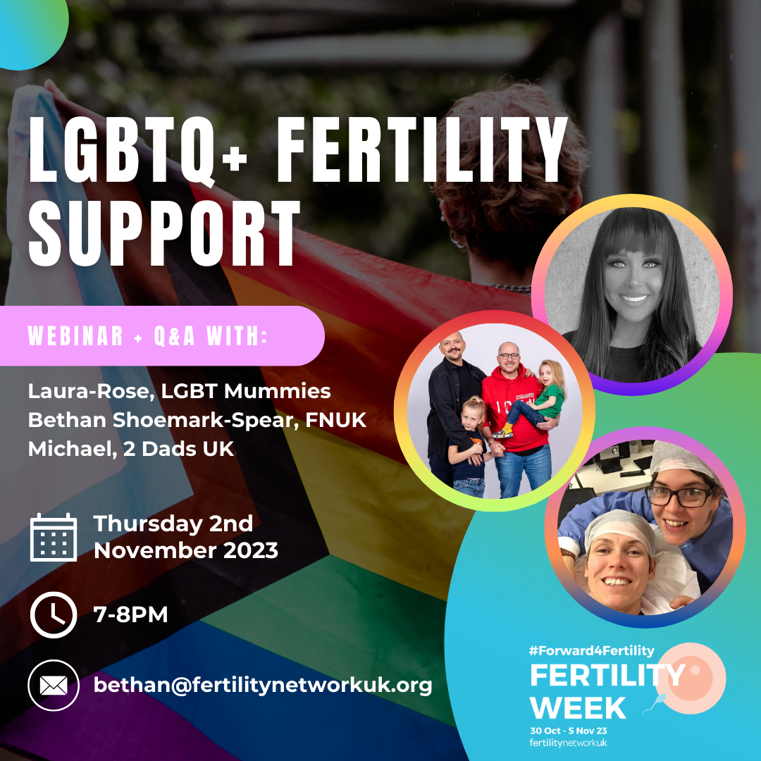 Lgbtq Fertility Support Fertility Week Webinar Fertility Network